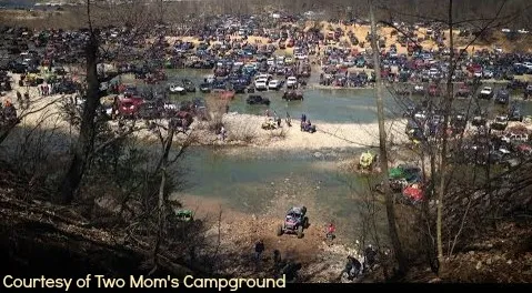 Big Meat Run at Disney Oklahoma - crowds gather to watch rock crawling