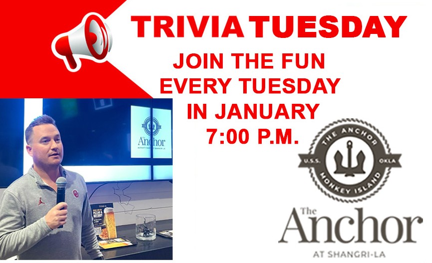 Trivia Tuesday at The Anchor - Every Tuesday at 7:00 PM